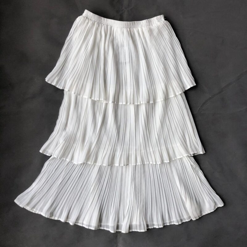 Angie White 3 layer Skirt